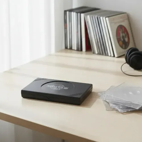 Case Porta Mini Cd/dvd Capacidade Para 12 Mídias #