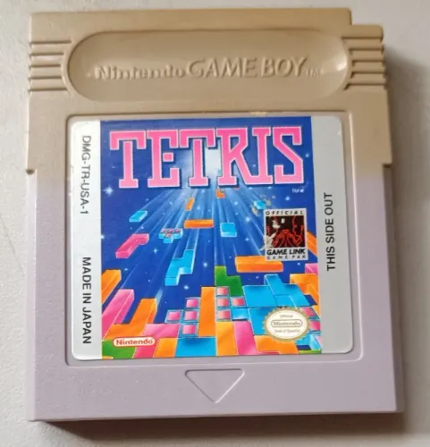 Cartucho Tetris Game Boy Original Funcionando Em Ótimo Estad
