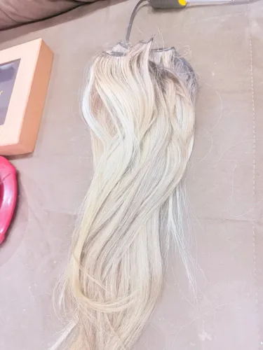 Mega Hair Loiro Claro com 40cm