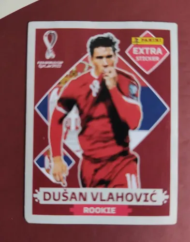 Figurinha Dusan Vlahovic LEGEND- Panini - Extra Sticker