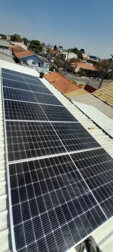 Limpeza de painéis solares