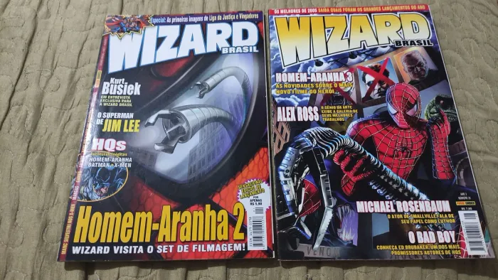 Revistas Wizard Brasil - Coleção Homem-Aranha e Spider-Man