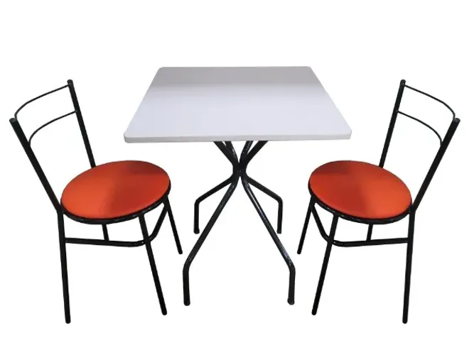 conjunto de mesa e cadeira , ideal sorveteria ,cafeteria,açaiteria- direto da fabr 