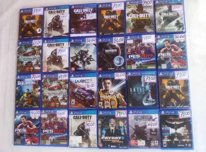Jogos originais ps4 entrego aceito cartao e pix 