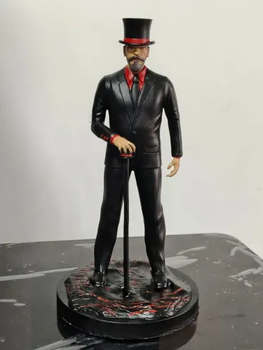 Exu Brasa - Escultura em Resina 3D Pintada à Mão | 15 cm | Peça Exclusiva
