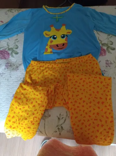Pijama adulto girafa - Tamanho G