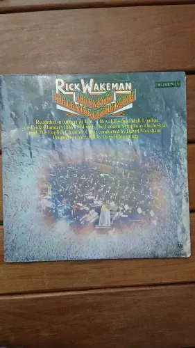 LP Rick wakeman Journey to the centre of the earth usado 