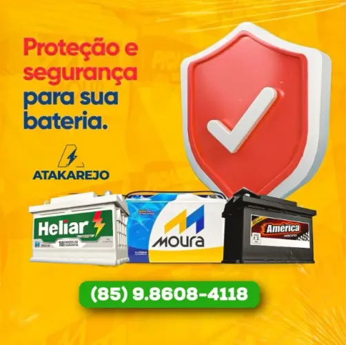 Bateria para Carro // Entrega e Instalação Grátis // 90 Dias de Garantia