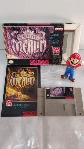 YOUNG MERLIN SNES CIB