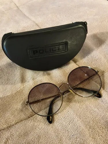 Armação Police Prateada Metálica 