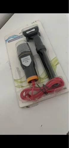 Microfone Condensador SF-666 com Suporte