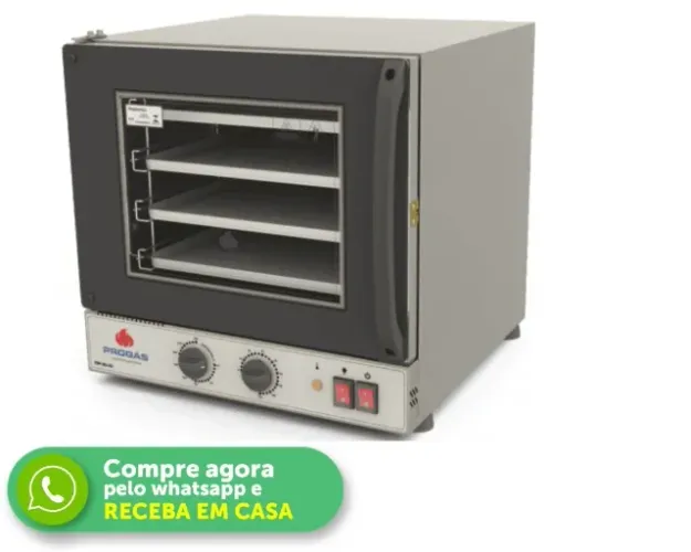 Forno Turbo Elétrico Progás Fast Oven Preto Analógico