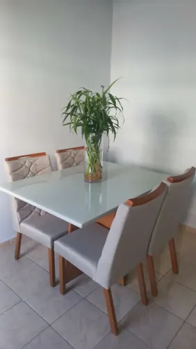 Conjunto Mesa de Jantar 1.20x90 OLX - Pagamento na Entrega