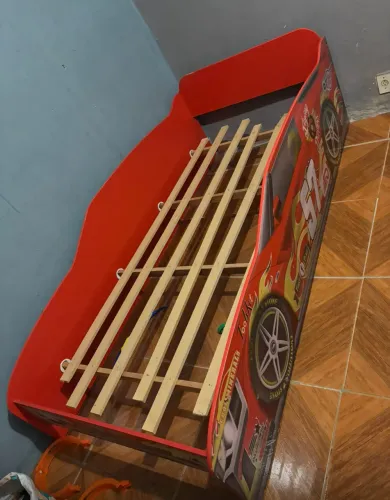 Cama solteiro infantil carros 