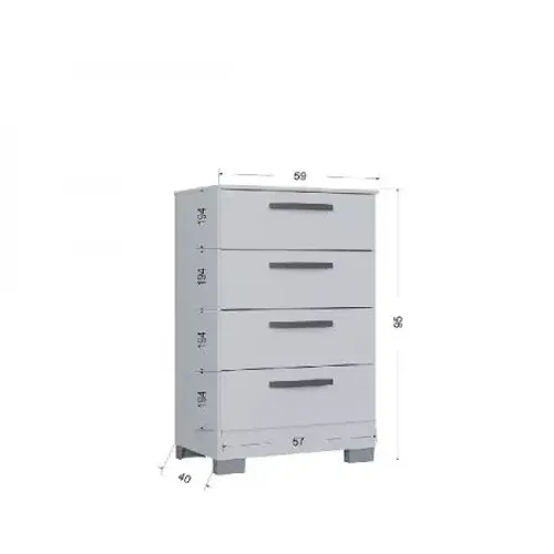 Comoda 4g C/ Pe - Branco