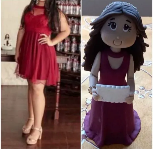Vestido Vermelho Marsala Festa curto + topo de bolo
