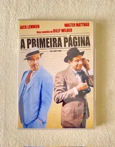 DVD Versátil A Primeira Página (Direção Billy Wilder/C/ Jack Lemmon e Walter Matthau-1974)