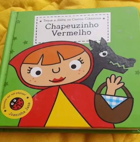 Contos Para Tocar e Sentir: Chapeuzinho Vermelho, livro tátil e sensorial
