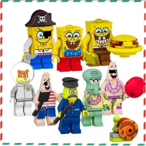 Lego Bob Esponja Bloco de Montar (Sponge Bob) (VALOR INDIVIDUAL)