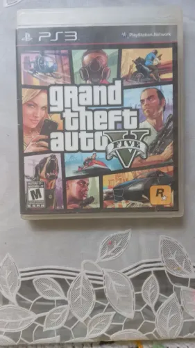 Grand Theft Auto V com mapa e manual (PS3)