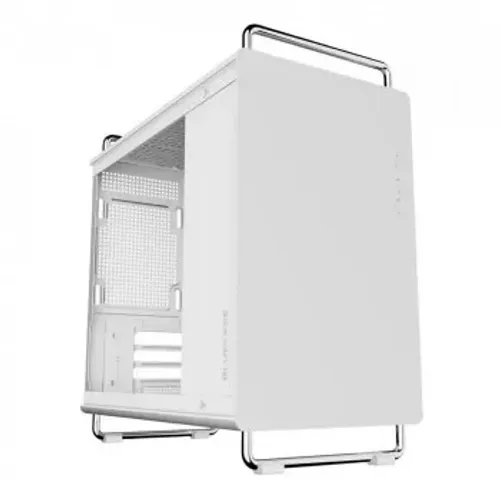 Gabinete Gamer Bluecase Tiny, mATX, Lateral Vidro, USB 3.0, Sem Fan, Sem Fonte, Branco - B