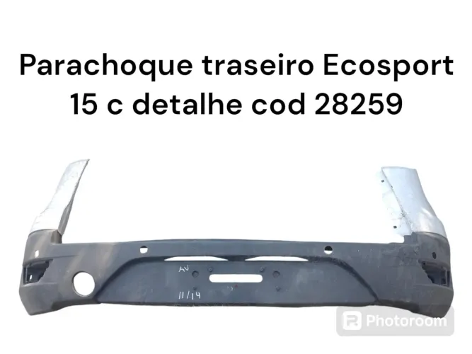 Para-choque Traseiro Ecosport 15 c/ detalhe