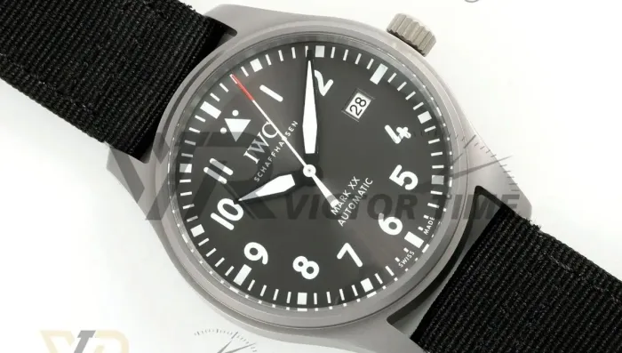 Relógio IWC Mark XX Patrouille Suisse Titanium IW328209 M+F 1:1 Best Edition