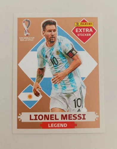 Figurinha Legend Copa do Mundo 2022.