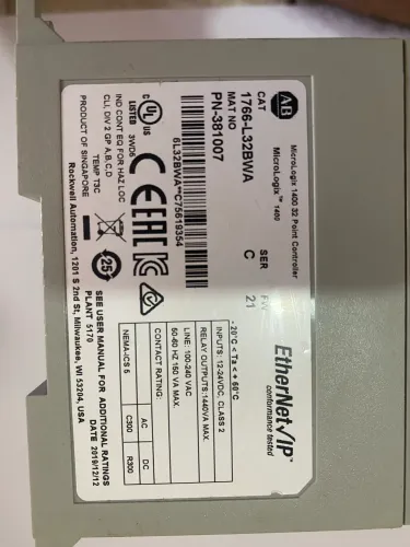 MICOLOGIX 1400 CLP ALLEN BRADLEY