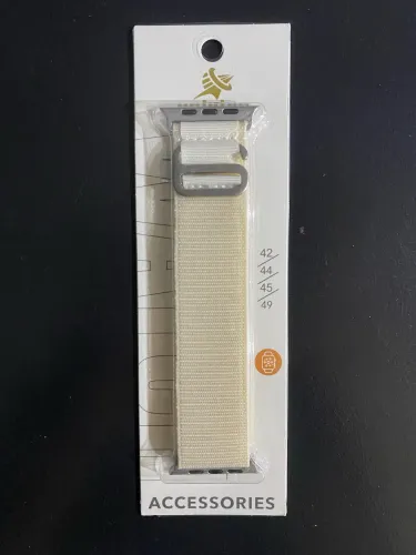 Pulseira para apple watch - cor creme