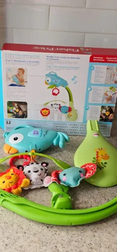 Móbile Musical 3 em 1 Amigos da Floresta - Fisher-Price
