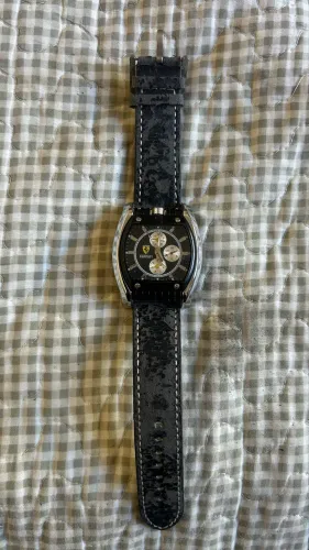 Relógio Ferrari Masculino Aço e Couro