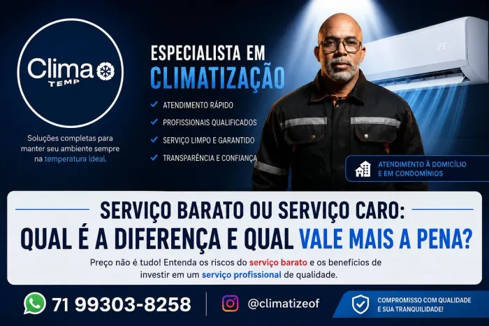 INSTALAÇÃO DE AR CONDICIONADO