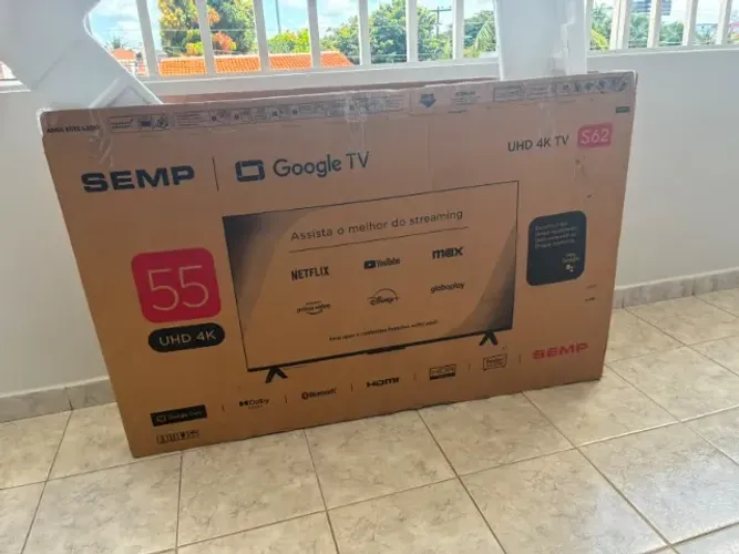 Caixa De Papelão Para Tv 55'