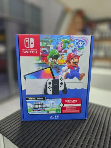 Console Nintendo Switch OLED + Mario Kart 8 + 3 Meses Online, Lacrado, Loja Física