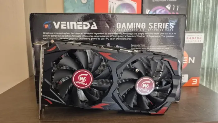 Placa de vídeo RX 580 8GB DDR5 nova, lacrada, com garantia!