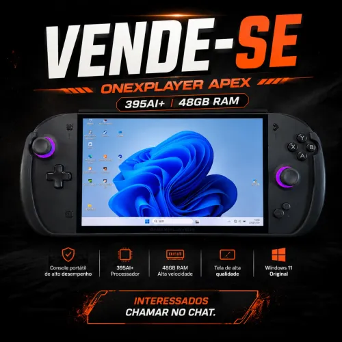 Console Apex 395ai+ 48gb (Console mais forte do Mundo)