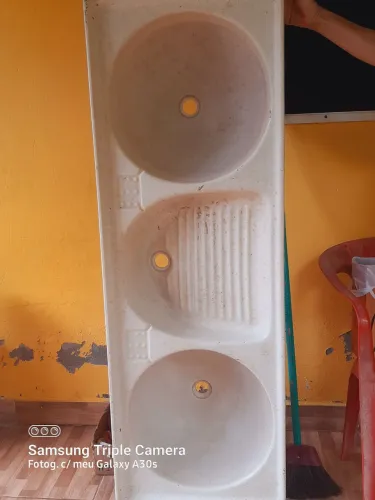 Lavadeira sintética 3 cubas