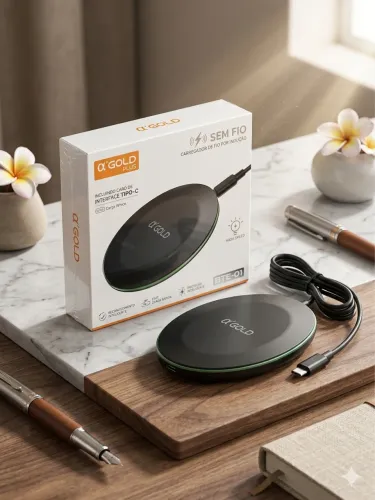CARREGADOR DE MESA POR INDUÇÃO 
