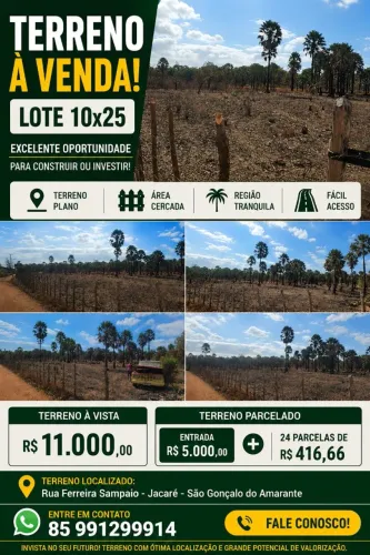 Lote 250m²