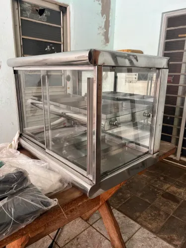 Estufa Aquecida para Salgados em Inox