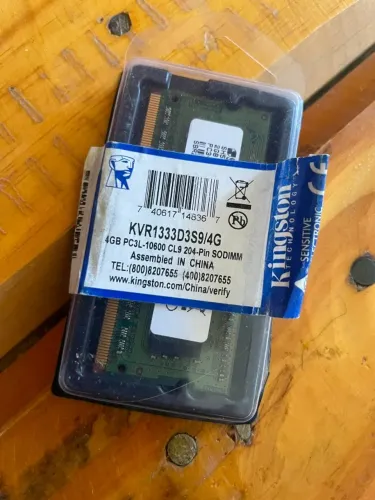 Memória notebook Kingston 4 GB DDR3 1333 MHz SODIMM