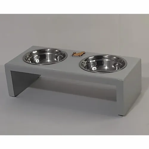 Comedouro duplo gatos pequeno