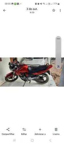 Fazer 250 ano 2009 em dias