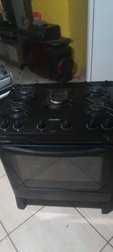 Vende se fogão Esmaltec Ágata Glass bem conservado forno ótimo entrega em Cuiabá com taxas