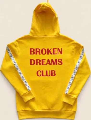 CASACO STREETWEAR BROKEN DREAMS CLUB C/ CAPUZ UNISSEX L - SEMI-NOVO