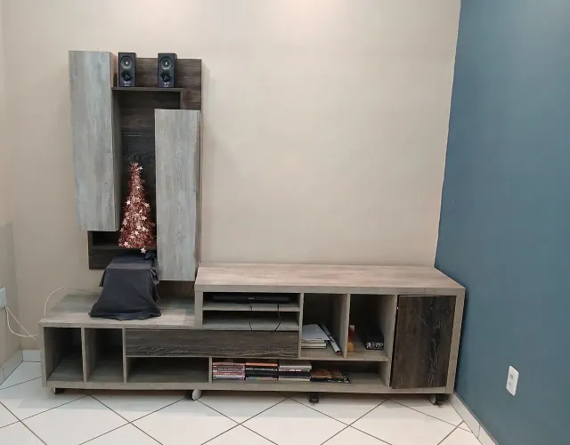 RACK 100% MDF P/TV Completa