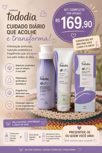 Kit Algodão Natura
