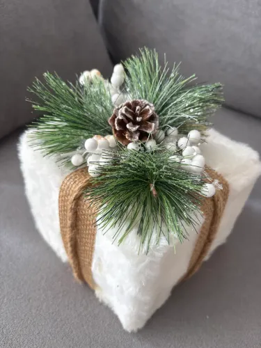 Caixa de Natal decorativa 