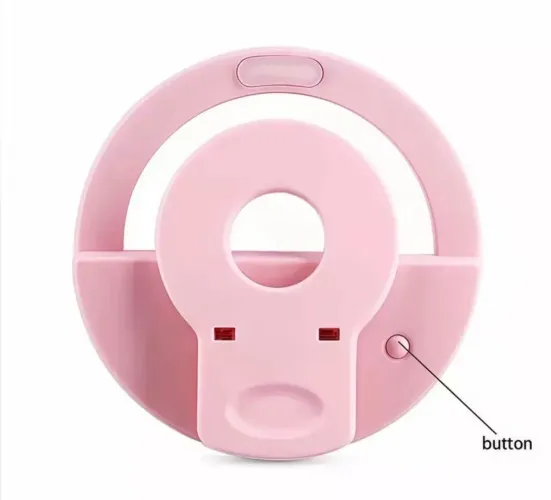 Luz para selfie ring light + cabo carregador  